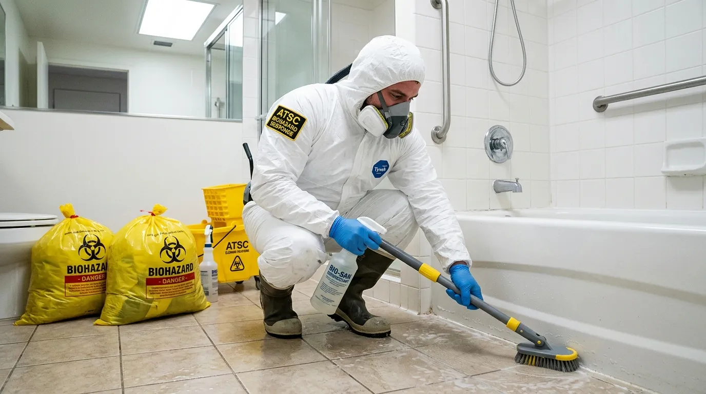 Decontamination equipment deployed for Blood Cleanup in Monroe